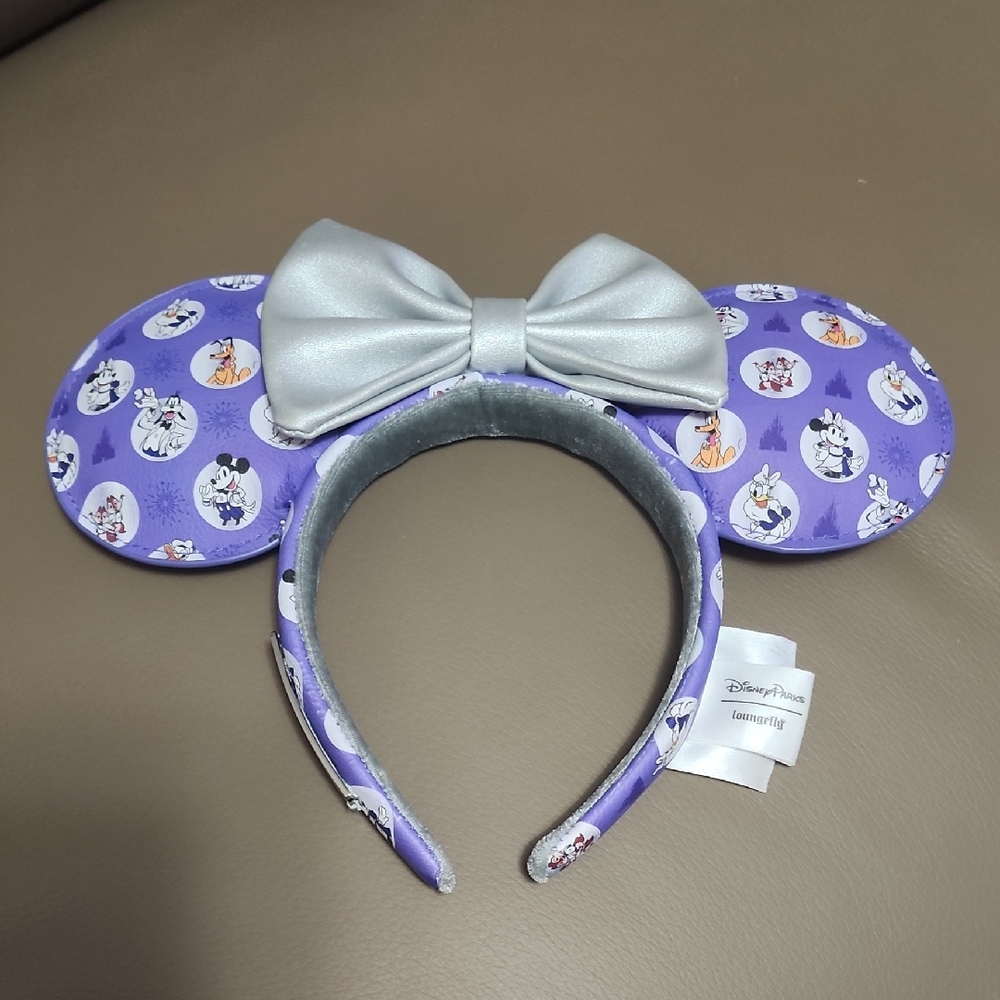 Disney Parks  LOUNGEFLY Lavender Minnie Mouse Ears